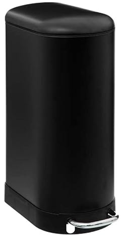 FIVE Simply Smart - Poubelle de Cuisine Fine en Métal Ariane 30L Noir