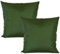 JACK 2er Set Outdoor Kissenhülle Kissenbezug 50x50cm Wasserfest Sitzkissen Lounge Kissen Garten Stuhl Lotus Effekt, Farbe:Oliv