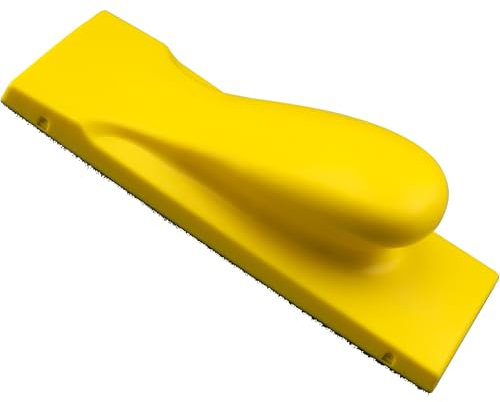 Shineboc 70 mm x 198 mm Sanding Block Handy Suitable for Hook and Loop Sand Paper, for Hand Sanding Filler, Plaster, Wood