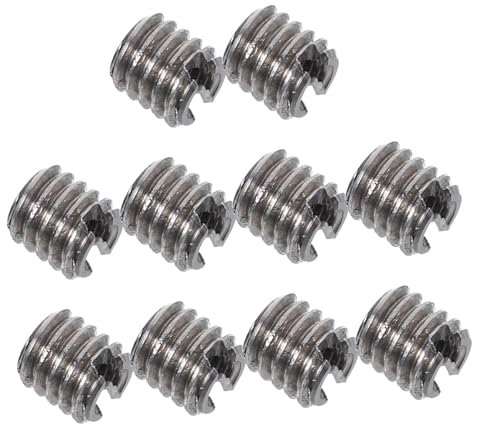 jojofuny 10pezzi Inserto Filettato Bullone Fissaggio Mobili Legno Dado Connettore Per Legno Inserto Per Fissaggio