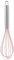 RALIYATX Batteur à œufs, fouet manuel en silicone, batteur à œufs manuel, outils de cuisine, gâteaux, ustensiles de cuisson, mélangeur pour la cuisson et la cuisine, rose, 25,4 cm