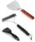 Grillbürsten Set Edelstahl, 3 Pack BBQ Reinigungsset Grillzubehör mit Drahtbürsten & Grillschaber für Gasgrill, Holzkohlegrill & Grillrost