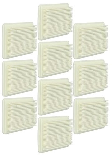 vhbw 10x Staubsaugerfilter kompatibel mit Bosch UniversalVac 18 Staubsauger | HEPA-Filter Weiß