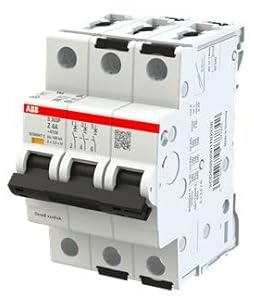 ABB S300P Leitungsschutzschalter Typ Z, Pol 3 4A 415V, Abschaltvermögen 100 kA System Pro M Compact