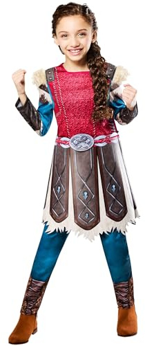 Rubies Official How To Train Your Dragon, Astrid Battlesuit Child Costume, Kids Fancy Dress