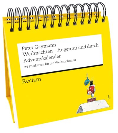 Weihnachten. Augen zu und durch. 24 Postkarten für die Weihnachtszeit (Advents-Postkartenaufsteller): Mit den legendären Hühnern und 24 bunten ... Adventskalender für die chaotischen Festtage