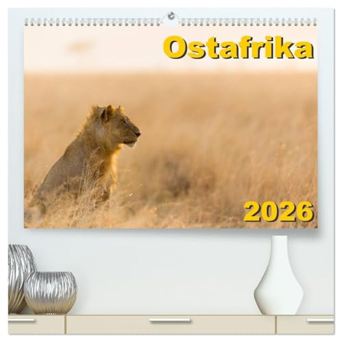 Ostafrika (hochwertiger Premium Wandkalender 2026 DIN A2 quer), Kunstdruck in Hochglanz: Landschaften und Tiere aus Kenia und Tansania (CALVENDO Natur)