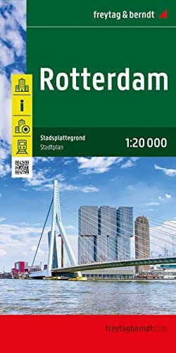 Rotterdam, Stadtplan 1:20.000, freytag & berndt: Stadsplattegrond schaal 1 : 20.000 (freytag & berndt Stadtpläne)