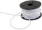 perfk 49ft Seil 3mm Expanderseil Gummiseil Spannseil Elastisch, Weiß