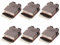 GTIWUNG 6 Pcs 1s-8s Lipo Battery Tester con Indicatore LED e Allarme, Battery Checker, RC Low Voltage Buzzer Alarm, Tester di Tensione Della Batteria Lipo, Monitor Batteria Tester