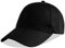 LANGZHEN Baseball Dad Cap 100% Baumwolle Passt Männer Frauen Klassische Verstellbare Plain Hat (Structured-Black)
