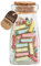 Capsule Letters Message in a Bottle - Love Letter for Valentine's Day, Birthday - Cute Things Gifts for Boyfriend/Girlfriend (Mixed Color 80pcs)