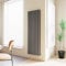 Vertical Radiator Oval Column Designer Central Heating Tall Rad 1800x590mm Double Anthracite