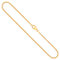 EDELIND Goldkette, Panzerkette flach Gelbgold 333/8 K, Länge 65 cm, Breite 1.7 mm, Gewicht ca. 5.9 g., NEU
