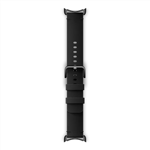 Google Pixel Watch Handgefertigtes Lederarmband – Black, klein