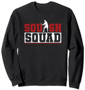 Squash Squad Lustiger Spruch Squash-Turnier Sweatshirt