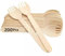 5.8 Wooden Sporks (200 Pack) Disposable Sturdy Sporks - Biodegradable Birchwood Salad Forks for Camping, Party, Wedding and Family Gatherings