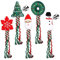 Atuoxing 5Pcs Hundespielzeug Weihnachten Quietschend, Weihnachts Kauspielzeug Hunde Geschenke, Interaktives Seil Baumwolle Weihnachtsspielzeug Hund