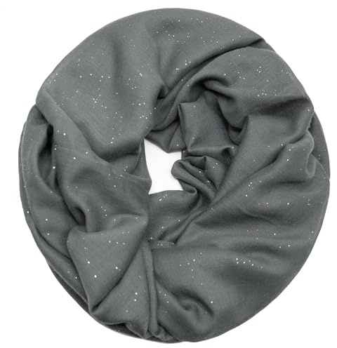 Gloop Damen Loop Schal Schlauchschal, leichter Langschal Schlauchschal