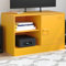 Jiangboyue-841697 Meuble TV Jaune moutarde 67 x 39 x 44 cm
