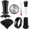 HahaGo Tamper per caffè da 51 mm, per Espresso, 51 mm, con Tappetino per Espresso, mescolatore per caffè, Anello dosatore in Acciaio Inox, Accessori per Espresso, Set per caffè e Amanti del caffè