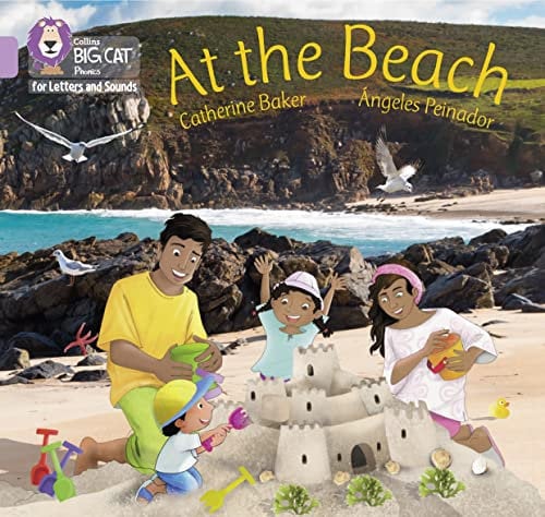 At the Beach: Band 00/Lilac (Collins Big Cat Phonics for Letters and Sounds)