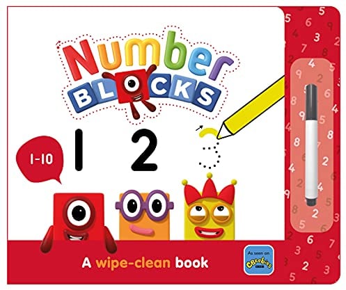 Numberblocks 1-10: A Wipe-Clean Book and Pen - Learn to Write Numbers for Preschool Ages 3-6