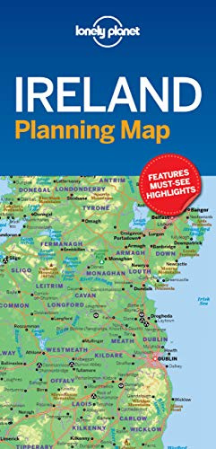 Lonely Planet Ireland Planning Map: Travel-Tips, Must-See-Highlights, Transport Planner