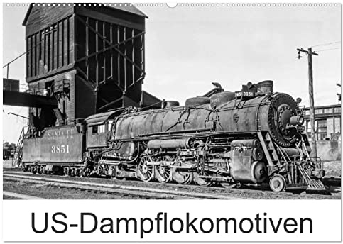 US-Dampflokomotiven (Wandkalender 2026 DIN A2 quer), CALVENDO Monatskalender: US-Dampflokomotiven des vergangenen Jahrhunderts (CALVENDO Technologie)