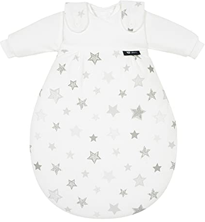Alvi Baby Mäxchen Original | Babyschlafsack 3-teilig Außensack & zwei Innensäcke | Kinderschlafsack mitwachsend & atmungsaktiv