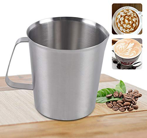 Lot de 2 verres doseurs en acier inoxydable 304 avec balance ML et balance en onces 1000 ml