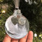 Clear Christmas Memorial Ornament Federball, EIN Stück meines Herzens ist im Himmel, Weihnachtsbaum Memorial hängenden Anhänger Geschenk für Mama, Papa, Sohn, Tochter, Schwester, Bruder, Oma, Opa