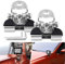 Chelhead 2 pièces Support de Montage de Lumière Travail, Universelle Support de fixation réglable pour Phare de Travail Led compatible avec tout-terrain, camion, SUV, installation sans perçage