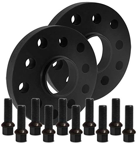 BlackLine Spurverbreiterung 20mm (10mm) mit Schrauben schwarz 5x112 57,1mm - 12118W-93_M1415KU38Q