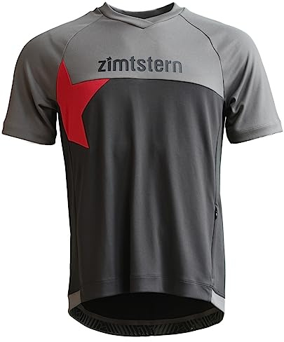 Zimtstern Bulletz Kurzarmshirt Herren schwarz/grau