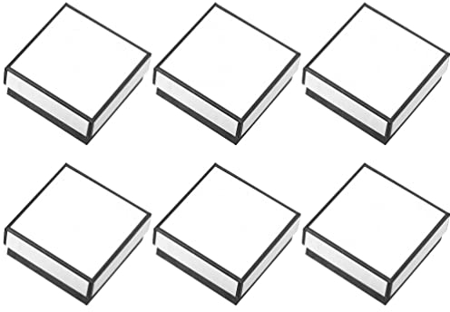 Cabilock 6er-box Schmuckschatulle Als Geschenk Armbandbox Ohrringhalterbox Schmuck-ring-box Schmuckschatullen Aus Pappe Halsketten-kartonetui Eheringhalter Geschenkbox Papier Weiß Container