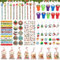 Shinybox Weihnachten Mitgebsel Set, 116 Stück Weihnachten Party Mitgebsel Spielzeug, Weinachts Geschenke für Kinder Spielzeug, Weihnachten Gastgeschenk für Geschenke Kindergeburtstag