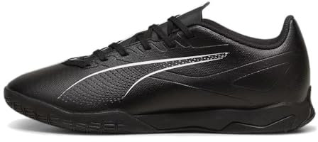 PUMA Unisex Ultra 5 Play IT Soccer Shoe, Black White, 43 EU