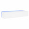 vidaXL Meubles TV Muraux avec Lumières LED 2 pcs, Armoires de Télévision Suspendues avec Rangement, Meubles Télé Flottants Salon, Moderne, Blanc
