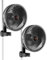 Spider Farmer Grow Ventilator mit Clip, 10 dynamische Windstärken, 10 stufige Oszillation, EC Motor, IP54 wetterfest, oszillierender Clip Lüfter, stark und leise für Zelt und Growbox, 2er Pack