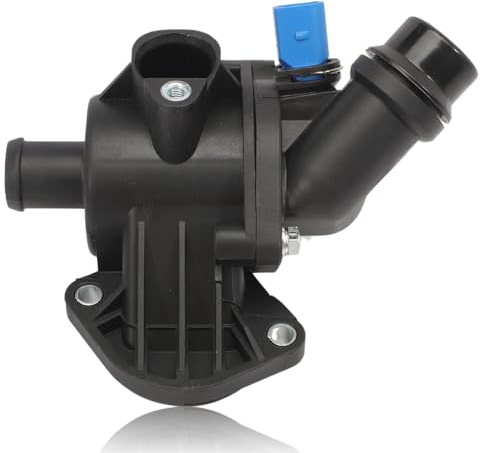 Konuooer Thermostat liquide de refroidissement compatible avec A4 8E2 8E5 8EC 8ED 8H7 06B121111K - Thermostat de liquide de refroidissement moteur compatible avec A6 4B2 4B5 3B3 Variant