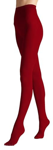 VENEZIANA NUOVA Satinelle 40 DEN Collant Colorati Donna - Microfibra - Opachi E Resistenti - Eleganti - Adatti Per Ogni Occasione - Calze Comode E Morbide - Alta Qualità - Pomodoro - XXL