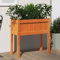 Xichuzi Jardinera con Patas Madera Maciza Pino marrón Cera 70x31x70 cm, Huerto Urbano Terraza, Jardineras Exterior, Jardineria Maceteros, Mesa De Cultivo, Huerto En Casa - 837558