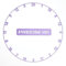 Precise180 - Onepiece Zahlenring - Purple Pulse - Premium Dartzahlenring aus 2mm dicken Stahl - 11 Farben - Dartscheiben Nummernring - Dartzubehör