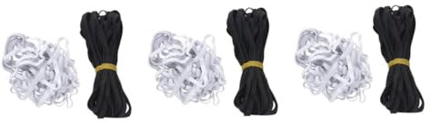 DIYEAH 3 Sätze Stretchbänder Gürtel Stoffband Nähen Elastisch Dicker Bund Elastisch Gurtband Hosen Elastisch Schwarzes Gummiband Gummibänder Nähen Dehnbare Ups Gummibänder 2 Rollen * 3