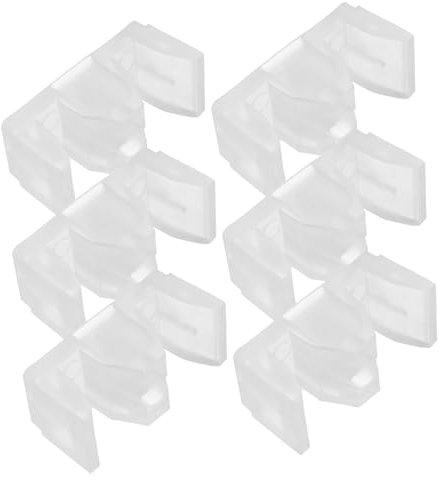 HOMSFOU 6pcs Glass Sliding Door Collision Pad Shower Screen Handle Door Stopper Vertical Seal Bath Protector