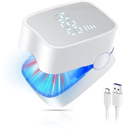 TOP Upgrade Nail Fungs Laser Device for Toenails & Fingernails【99% Fungal Infection Eliminated in 3 Minutes】【21-day Fast-acting】Easy Home Treatment for Nails, Toenails & Effective (White)