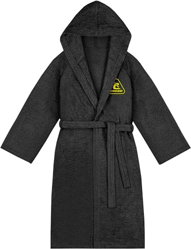CRESSI Unisex Cotton Bathrobe Hochwertiger Sportbademantel aus Baumwollfrottee mit Kapuze (1er Pack)