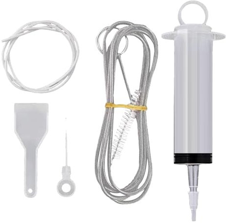 Refrigerator Drain Hole Clog Remover - Reusable Kitchen Drain Hole Blockage Remover Kits for All Refrigerator Cleaning - Fridge Emptying Dredger and Cleaning Set for Home Kitchen