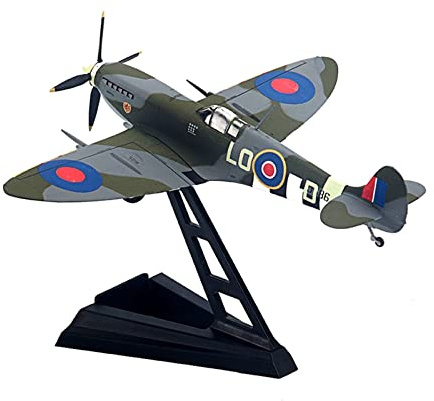JXYAQTSOF Spitfire Military Fighter 1:72 Alloy Die-cast Finished Model Aviation Plane Model Suitable For